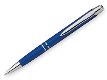 Metall Kugelschreiber blau