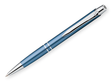 Metallkugelschreiber blau-grau